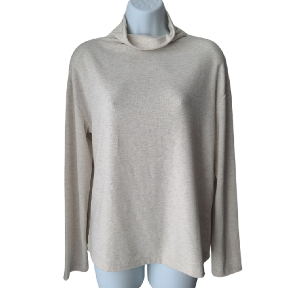 Wilfred Aritzia Acadamia Loose Fit Sweater Cowl Neck Sz Small Office Casual Soft
